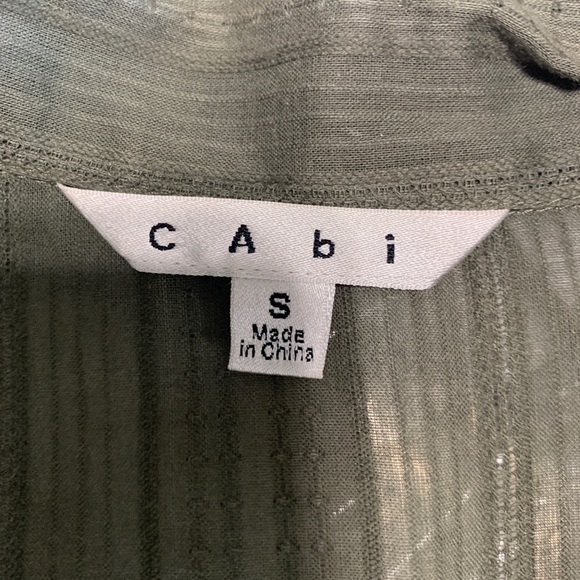 CAbi #341 Got You Covered Jacket Moss Green Tunic - Picture 4 of 6